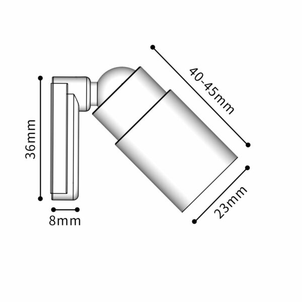 Magnetic Mini Spot LUB7523-P-3W - Image 2