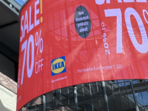 Transparent Cylindrical Gigantic LED Screen