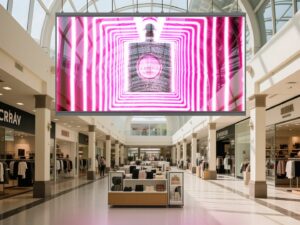 Écran Transparent à LED XMS suspendu