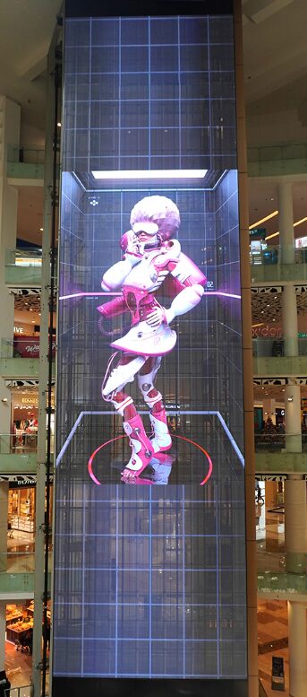 XFH Gigantic Transparent Screen Column