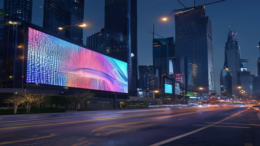 Dubai LED billboard pixel pitch UAE outdoor