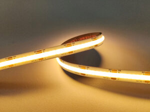 COB LED Strip — Continuous Line, 608 LEDs/m, Tunable White 2700K–6000K