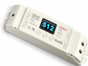 DMX Digital LED Decoder LT-820-5A — 4×5A, 5–24V, 16/8-bit