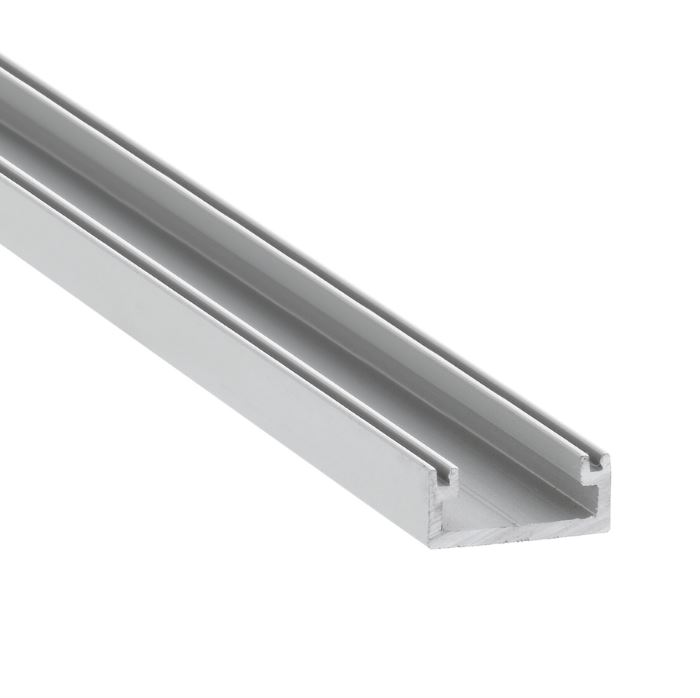 Milano Aluminum LED Profile — Surface Mount, Ultra-Slim 7 mm, Professional